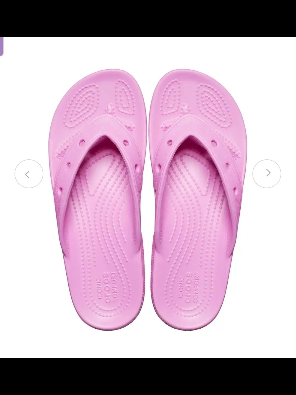 Classic Crocs Platform Flip Flops